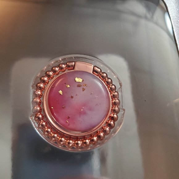 🤩3/$15 NIB LAX Brand pink & rose-gold ring holder kick-stand - Picture 5 of 5